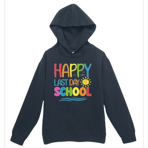 Happy Last Day Of School Teacher Student Graduation Summer Urban Pullover Hoodie