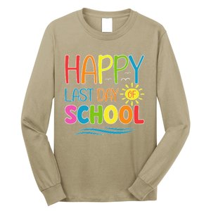 Happy Last Day Of School Teacher Student Graduation Summer Long Sleeve Shirt