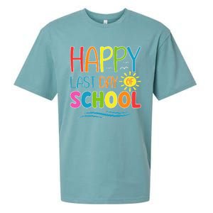 Happy Last Day Of School Teacher Student Graduation Summer Sueded Cloud Jersey T-Shirt