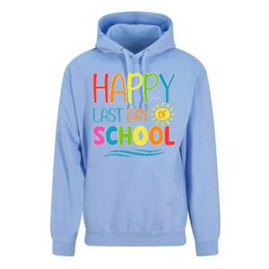 Happy Last Day Of School Teacher Student Graduation Summer Unisex Surf Hoodie