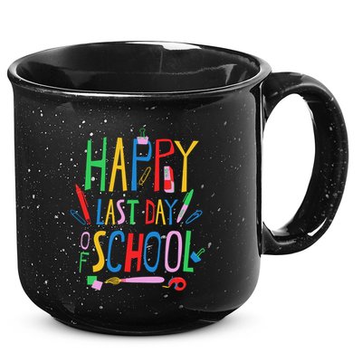 Happy Last Day Of School Teacher School's Out 15oz Campfire Ceramic Mug