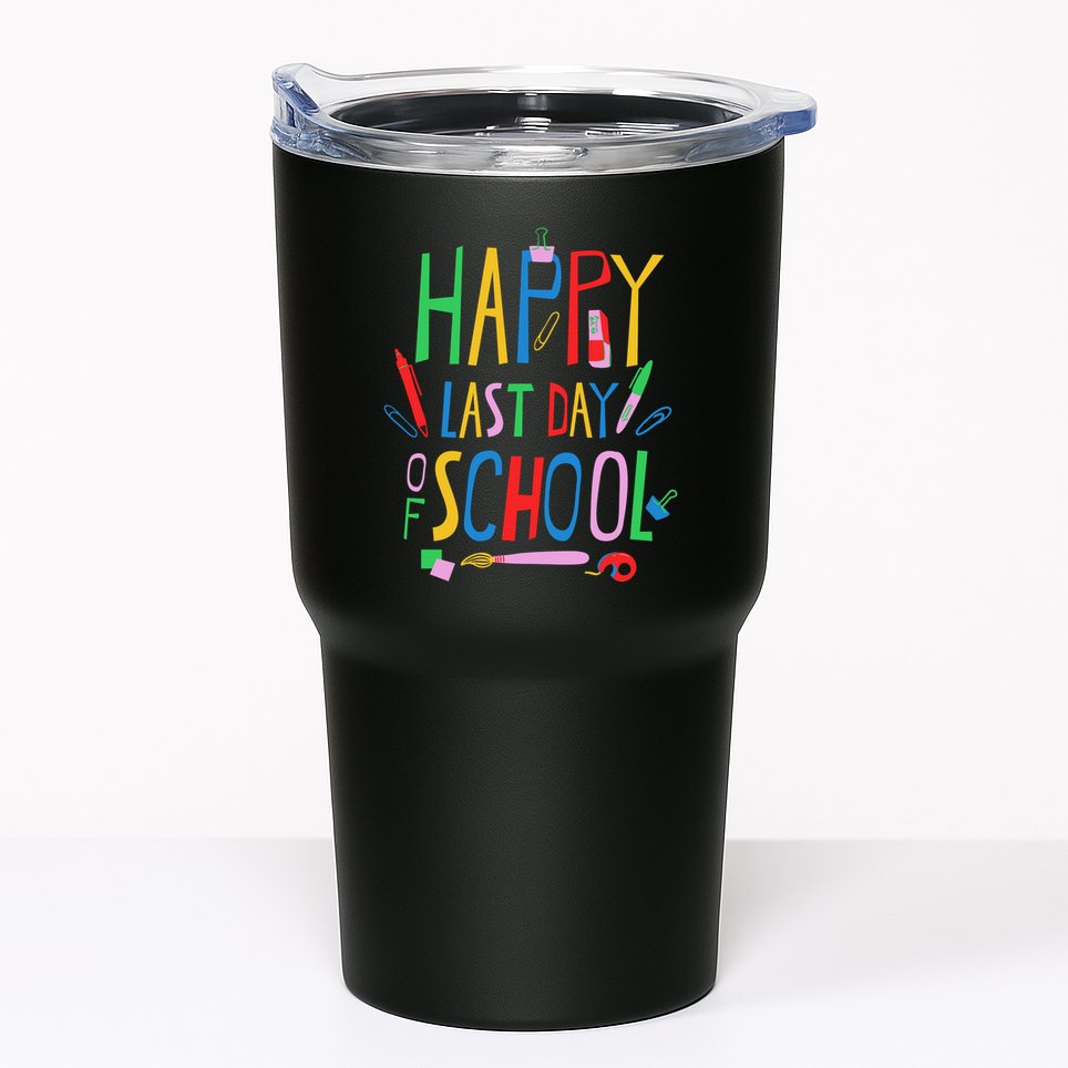 Happy Last Day Of School Teacher School's Out Tumbler
