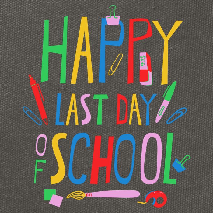 Happy Last Day Of School Teacher School's Out Cotton Canvas Backpack