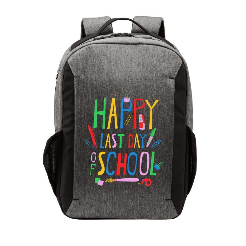 Happy Last Day Of School Teacher School's Out Vector Backpack