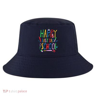 Happy Last Day Of School Teacher School's Out Cool Comfort Performance Bucket Hat