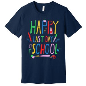 Happy Last Day Of School Teacher School's Out Premium T-Shirt