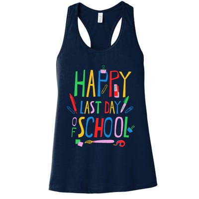 Happy Last Day Of School Teacher School's Out Womens Tank Top