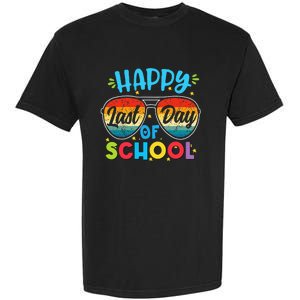 Happy Last Day Of School Teacher Student Graduation Garment-Dyed Heavyweight T-Shirt