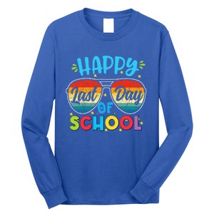 Happy Last Day Of School Teacher Student Graduation Long Sleeve Shirt