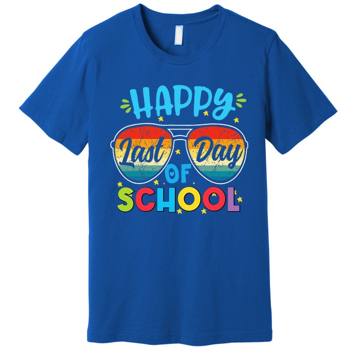 Happy Last Day Of School Teacher Student Graduation Premium T-Shirt