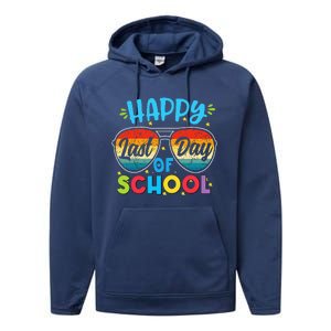 Happy Last Day Of School Teacher Student Graduation Performance Fleece Hoodie