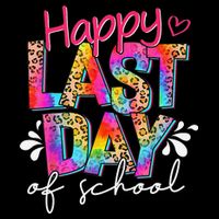 Happy Last Day Of School Teacher Student Graduation Drawstring Bag