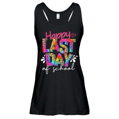 Happy Last Day Of School Teacher Student Graduation Ladies Essential Flowy Tank