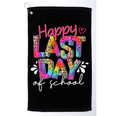 Happy Last Day Of School Teacher Student Graduation Golf Towel