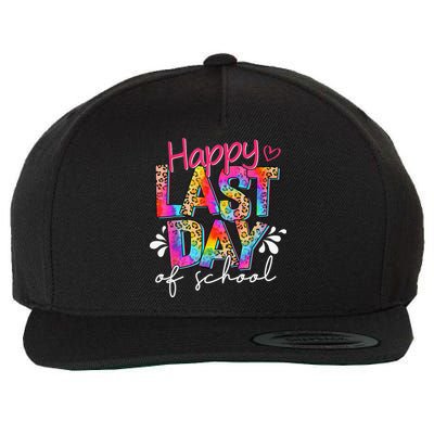 Happy Last Day Of School Teacher Student Graduation Wool Snapback Cap