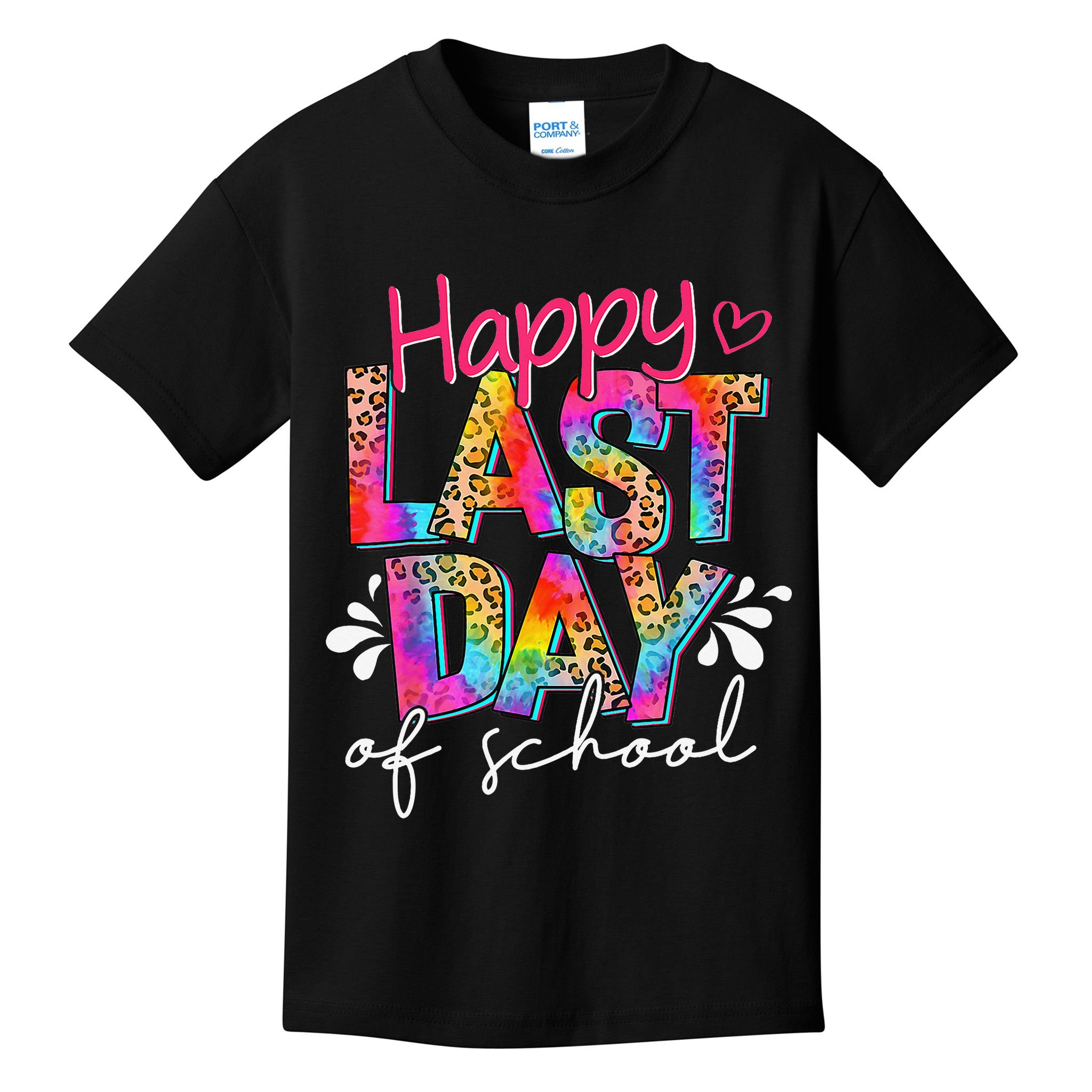 Happy Last Day Of School Teacher Student Graduation Kids T-Shirt