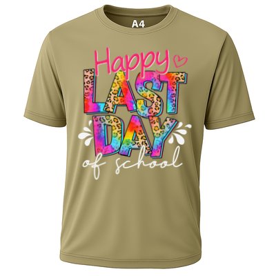 Happy Last Day Of School Teacher Student Graduation Cooling Performance Crew T-Shirt