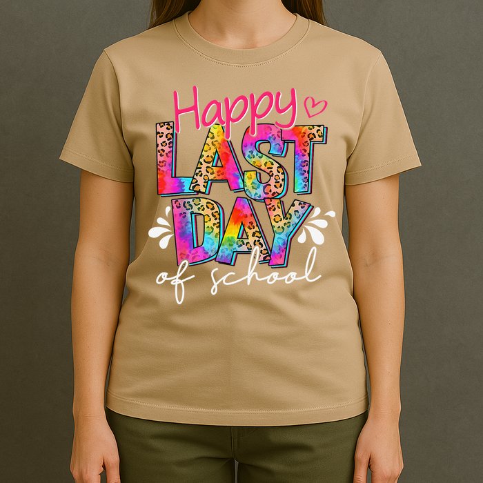 Happy Last Day Of School Teacher Student Graduation T-Shirt