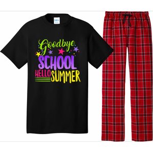 Happy Last Day Of School Teacher Hello Summer Student Gift Pajama Set