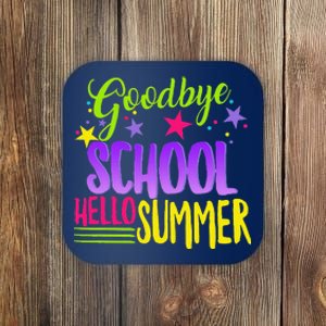 Happy Last Day Of School Teacher Hello Summer Student Gift Coaster