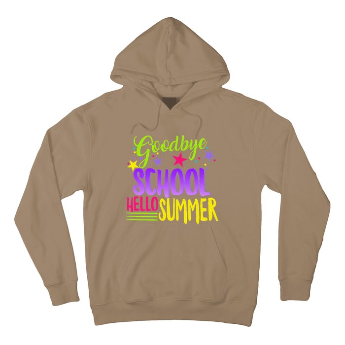 Happy Last Day Of School Teacher Hello Summer Student Gift Hoodie