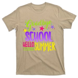 Happy Last Day Of School Teacher Hello Summer Student Gift T-Shirt