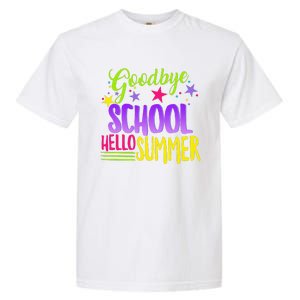 Happy Last Day Of School Teacher Hello Summer Student Gift Garment-Dyed Heavyweight T-Shirt