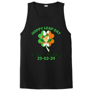 Hoppy Leap Day February 29 Frog St Patricks Day PosiCharge Competitor Tank