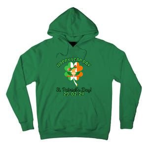 Hoppy Leap Day February 29 Frog St Patricks Day Tall Hoodie