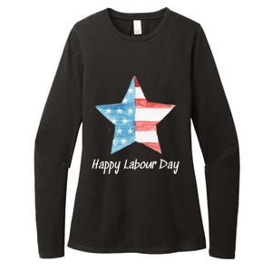 Happy Labor Day Federal Holiday Tee Love America Funny Gift Womens CVC Long Sleeve Shirt