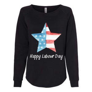 Happy Labor Day Federal Holiday Tee Love America Funny Gift Womens California Wash Sweatshirt