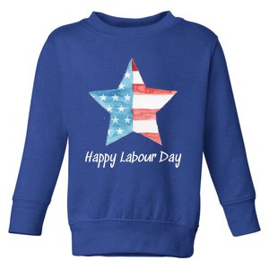 Happy Labor Day Federal Holiday Tee Love America Funny Gift Toddler Sweatshirt