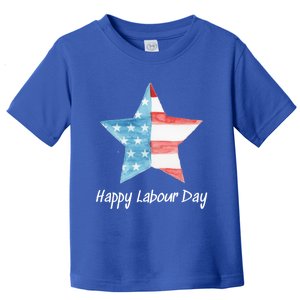 Happy Labor Day Federal Holiday Tee Love America Funny Gift Toddler T-Shirt