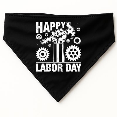 Happy Labor Day Gift USA-Made Doggie Bandana