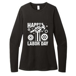 Happy Labor Day Gift Womens CVC Long Sleeve Shirt