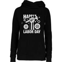 Happy Labor Day Gift Womens Funnel Neck Pullover Hood