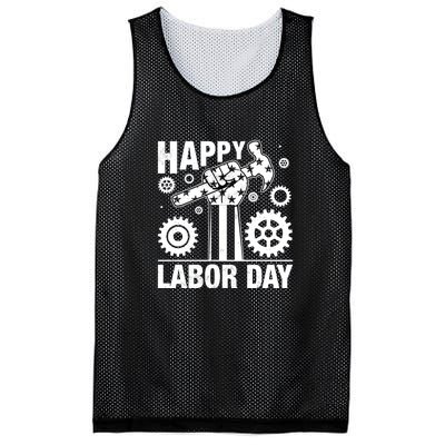 Happy Labor Day Gift Mesh Reversible Basketball Jersey Tank