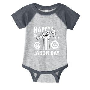 Happy Labor Day Gift Infant Baby Jersey Bodysuit