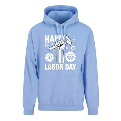 Happy Labor Day Gift Unisex Surf Hoodie