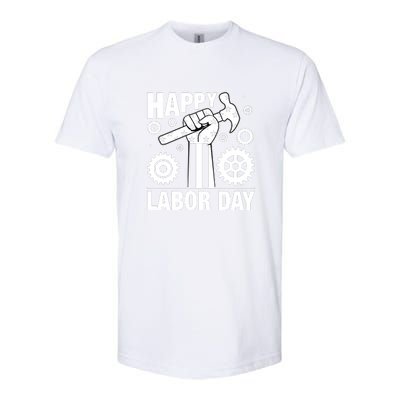 Happy Labor Day Gift Softstyle CVC T-Shirt