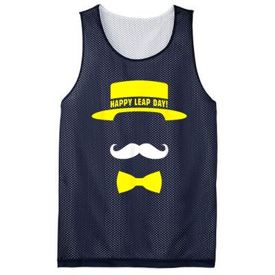 Happy Leap Day Mesh Reversible Basketball Jersey Tank