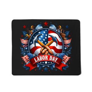 Happy Labor Day Patriot Happy Labor Day Mousepad