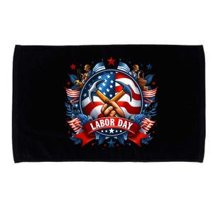 Happy Labor Day Patriot Happy Labor Day Microfiber Hand Towel