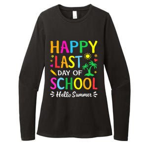 Happy Last Day Of School Hello Summer Students And Teachers Womens CVC Long Sleeve Shirt