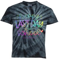 Happy Last Day Of School Hello Summer Students And Teachers Kids Tie-Dye T-Shirt