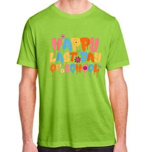 Happy Last Day Of School Teacher Student Graduation Adult ChromaSoft Performance T-Shirt