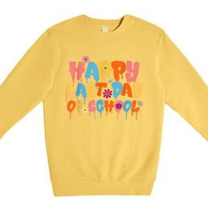 Happy Last Day Of School Teacher Student Graduation Premium Crewneck Sweatshirt