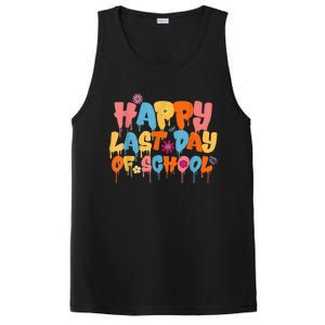 Happy Last Day Of School Teacher Student Graduation PosiCharge Competitor Tank