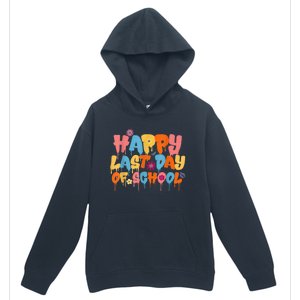 Happy Last Day Of School Teacher Student Graduation Urban Pullover Hoodie