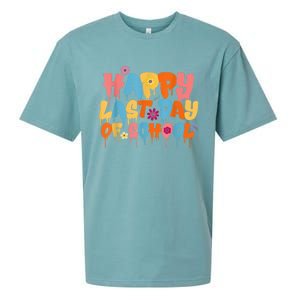 Happy Last Day Of School Teacher Student Graduation Sueded Cloud Jersey T-Shirt